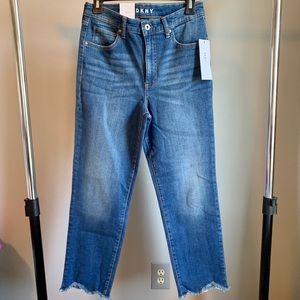 NWT DKNY Madison High Rise Crop Jeans
